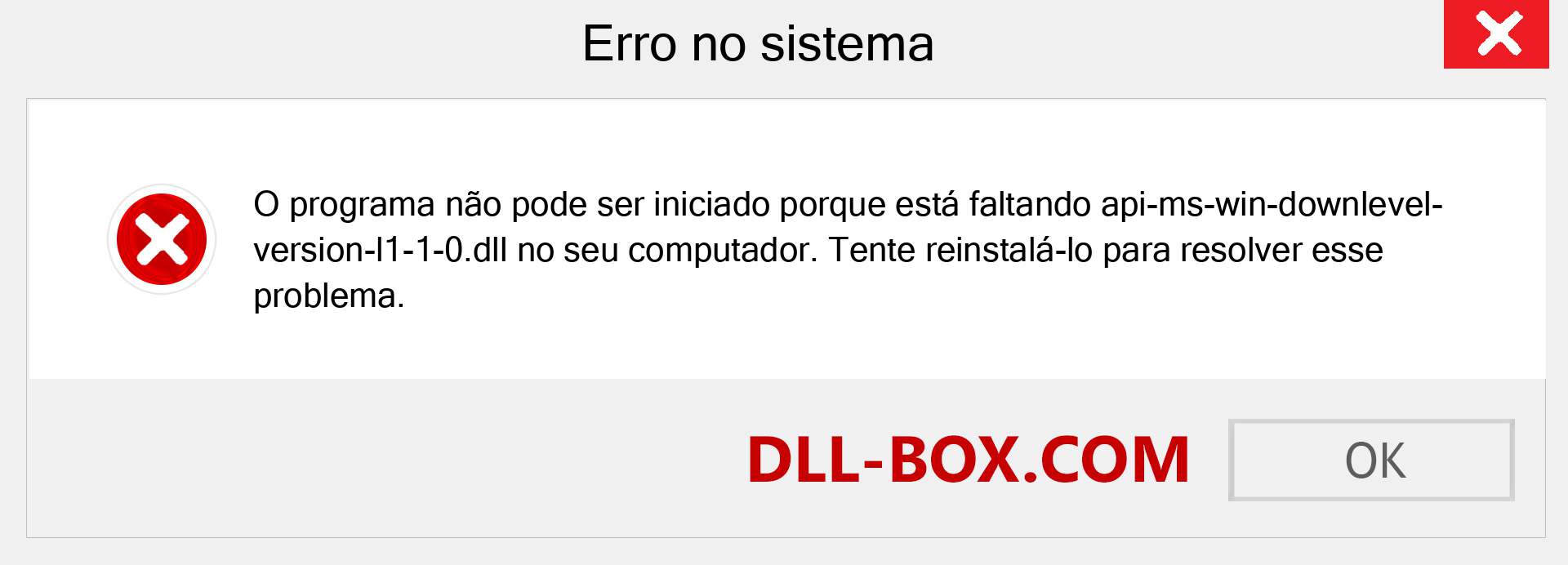 Arquivo api-ms-win-downlevel-version-l1-1-0.dll ausente ?. Download para Windows 7, 8, 10 - Correção de erro ausente api-ms-win-downlevel-version-l1-1-0 dll no Windows, fotos, imagens